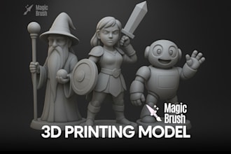 sculpt high quality 3d model for 3d printing and rendering in blender zbrush