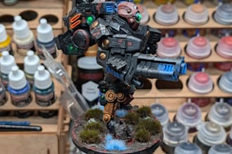 3d sculpt, kitbash 3d miniatures, warhammer 40k, action figures for 3d printing