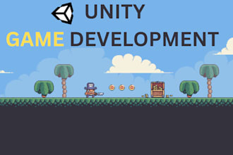 create unity 2d game development, unity game app, mobile and PC game development