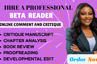 beta read book critique fantasy romance cozy mystery thriller sci fi your novel