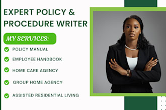 write group home care policy manual, employee handbook residential assisted liv