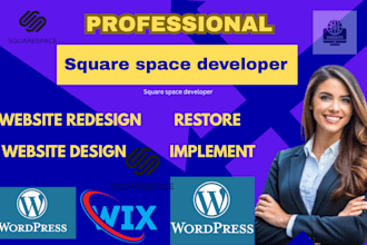 redesign your square or squarespace website with SEO optimization