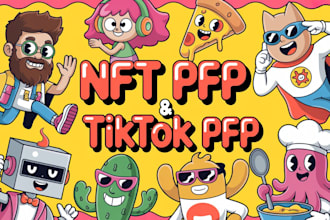 meme cartoon pfp nft pfp crypto art tiktok profile pic game art cartoon flyer