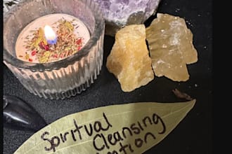 cast same day chakra aura cleansing spell, negative energy removal, love spell