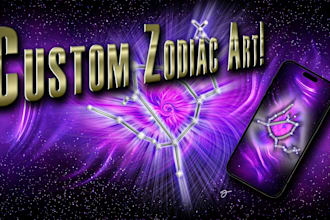 create a custom zodiac artwork