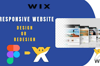 create wix website and wix redesign and wix development