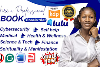 ghost write 30,000 words ebook as ghost book writer, and ghost ebook writer