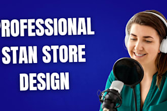 stan  store design and redesign upload digital products