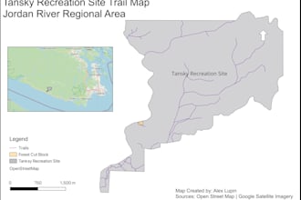 design a custom gis map poster of any location