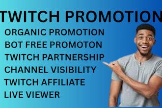 promote kick twitch channel boost twitch live viewer chatter twitch promotion