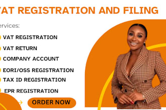 handle vat and company registration in germany, UK, latvia, france, cyprus