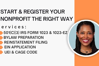 register your nonprofit and file 501c3 tax exempt status professionally