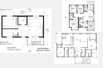 draft city permit drawings, mep, structural, architectural plans