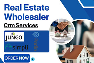 setup real estate wholesaler crm resimpli investorfuse rei blackbook podio crm