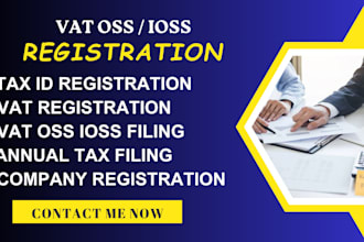 vat oss ioss uk vat tax return company registration germany poland spain france