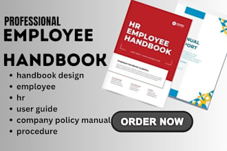 design canva, employee, company, user guide, hr policy manual procedure handbook