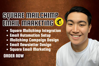 setup square mailchimp email automation square campaign design email newsletter