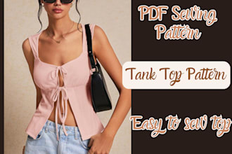 make a pdf sewing pattern for your next project
