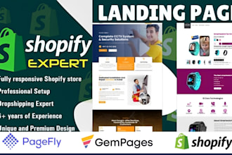 do shopify landing pages with gempages motion impulse impact pagefly prestige