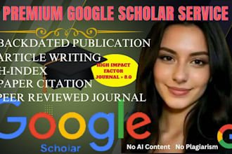 backdate citation, publish article, increase paper citations google scholar
