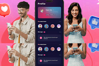 develop dating app,dating app UI,matchmaking app,dating app with chat and ai