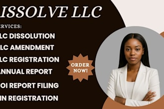 register US llc, dissolve llc, amend llc, apply for ein, close ein, boi report