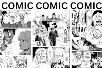 draw horror comic nsfw manga comic strip retro comic art vintage comic poster