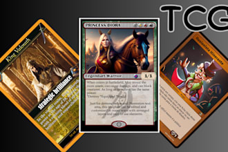 create card game design trading card game template  ccg tcg playing card