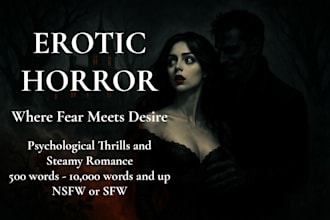write your custom erotic horror story nsfw or sfw