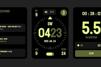 build smartwatch app, apple watch app, wearable app, fitness tracking watch app
