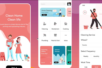 build handyman app, cleaning app, service app