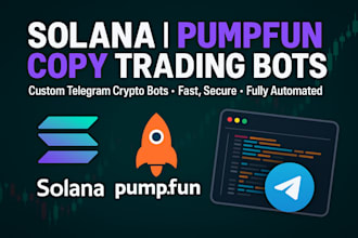 setup solana front running bot, volume bot, arbitrage bot, copy trading bot
