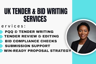 write winning UK tenders, bids, and pqqs for your business