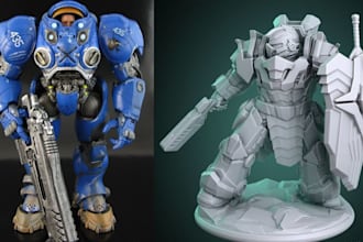 print, sculpt, kitbash 3d miniatures, warhammer 40k, trench crusade, dnd