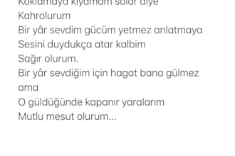 bana güven ve odaklan