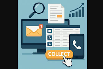 collect or scrap your targeted email and phone numbers for marketing campaign