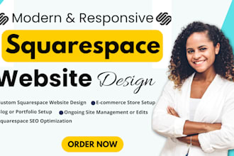 build modern squarespace website, redesign squarespace, squarespace expert