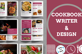 professionally write and design your custom cookbook