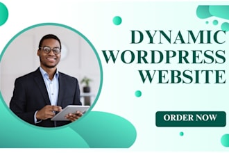 develop a responsive dynamic wordpress website with crocoblock, elementor, jet