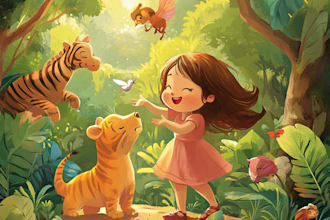 create children book and storybook illustrations