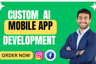 develop ai mobile app ai chatbot integration ios app, android app using flutter