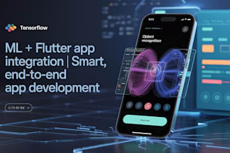 integrate machine learning model into flutter app end to end application develop