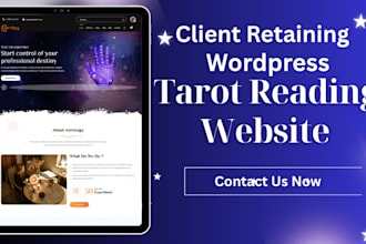 build a tarot reading website that attracts clients and boosts sales
