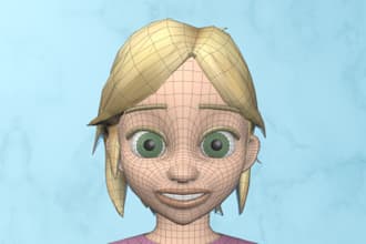 create custom 3d model 3d character sculptures props for printing and rendering