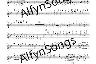 transcribe any melody for any instrument