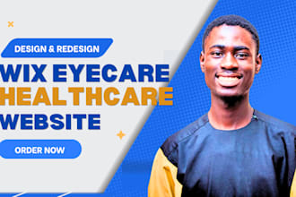 design eye surgery website, eye clinic, eye care, iv hydration, footcare website