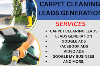 carpet cleaning leads, cleaning google ads, home cleaning leads, carpet cleaning