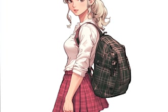 do illustrate anything in dark manga anime art style