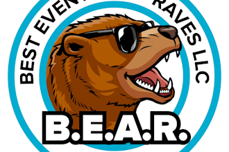 design good looking bear mascot logo in vintage style
