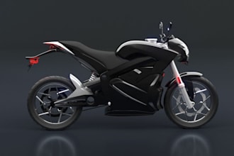 develop ktm motorcycle,3d rigging,electric bike,3d motorcycle sculpt,bsa models